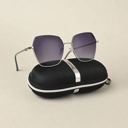 IDOR Unisex Square Sunglasses with Polarised and UV Protected Lens IDOR-3112-C2-50