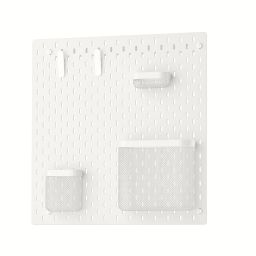 ikea skådis Pegboard combination, white, 56x56 cm-picture-42