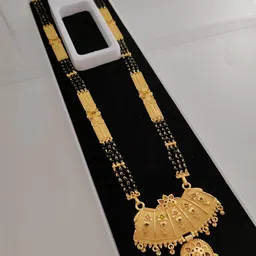V.K.PAYAL.JEWELLERY Gold-Plated Artificial Beaded Mangalsutra-picture-24