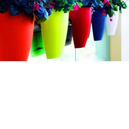 Go Hooked Set of 5 Multicolour Railing Planters image 5