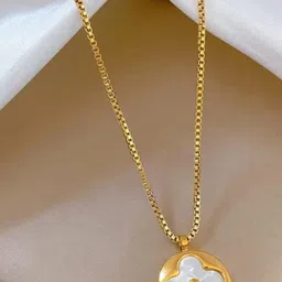 Khusha Creations Gold-Toned Alloy Necklace-45