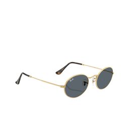 RAY-BAN Unisex UV Protected Blue Lens Oval Sunglasses - 0RB3547N001/R551-14