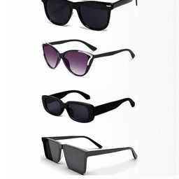 Arzonai Unisex Black Sunglasses-image-87