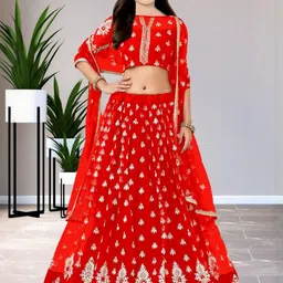 Girls Lehenga Choli with Dupatta Set-image-68