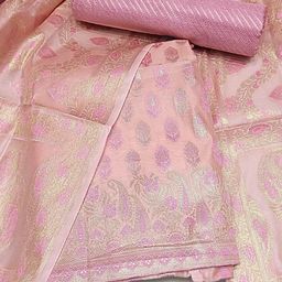 Chhabra 555 Ethnic Motifs Printed Woven Design Unstitch Dress Material-image-82