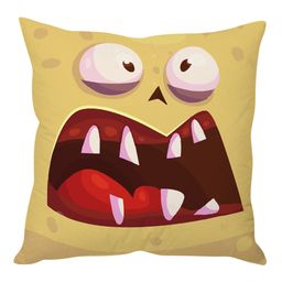Stybuzz Cartoon Face Cushion Cover - Yellow-image-22