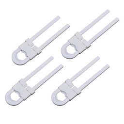 Syga U Shaped Sliding Child Safety Cabinet Locks Grey - Pack of 4-image-59