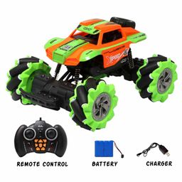 Fiddlerz 2.4 GHz Remote Control Car with Rechargeable Battery - Green Orange-19