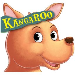 Board Book Kangaroo Cutout Board Book - English-14