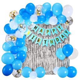 Party Propz Happy Birthday Decoration Kit Blue  - Pack Of 42-image-24