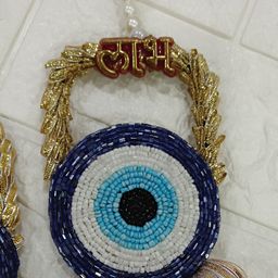Sellplus Yellow & Blue 2-Pcs Evileye Toran Wall Hangings-19