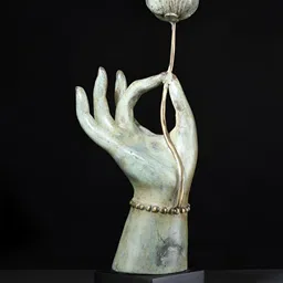 Exotic India Blue Curio Showpiece-image-96