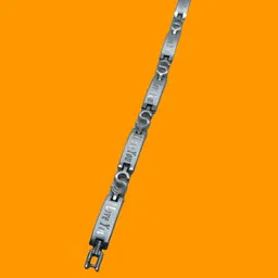 Dynamic Retail Global Unisex Silver-Plated Link Bracelet-image-76