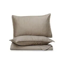 Zarf Brown 350 TC Egyptian Cotton King Bedsheet with 2 Pillow Covers-image-88
