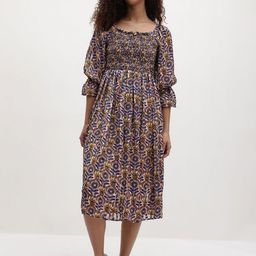 Roadster Women Fawn Floral Georgette Printed Fit & Flare Mini Dress-picture-35