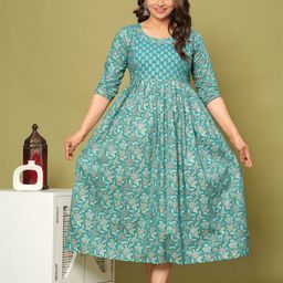 ANUOM Floral Print Maternity Fit & Flare Dress-image-25