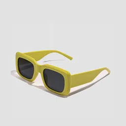 Urban Scissors Unisex Square Sunglasses with UV Protected Lens FLUX-NEON-SUN-43