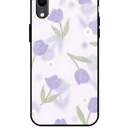 QRIOH Floral Printed iPhone XR Back Case Mobile Accessories-image-65