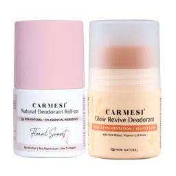 CARMESI Women Set Of 2 Glow Revive & Floral Sunset Underarm Roll On Deodorant- 50 ml Each-8