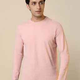 SleepZ by Raymond Men Solid Round Neck Cotton T-shirt-picture-7