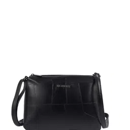 Nicoberry Textured PU Sling Bag with Quilted-6