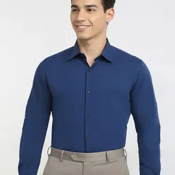Raymond Pure Cotton Semicutaway Formal Shirt-image-36