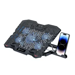 black Portronics My Buddy Air 3 Laptop Cooling Pad image 1