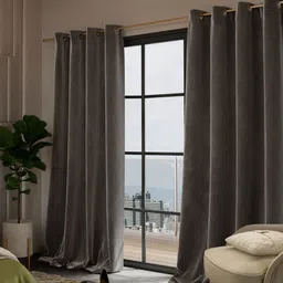 Stoa Paris Date Night Black Set of 2 Door Curtains-image-23