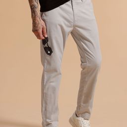 WROGN Men Slim Fit Cargos Trousers-image-22