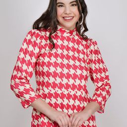 Frolic Rolic Geometric Print Top-picture-28