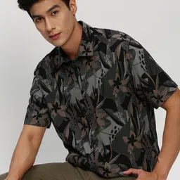 TIGER SNAKE Men Comfort Opaque Printed Casual Shirt-image-88