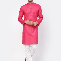 TS LIFESTYLE Men Thread Work Kurta-image-56