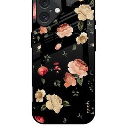 QRIOH Floral Printed iPhone 16 Plus Back Case Mobile Accessories-image-70