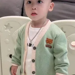 MOMISY Kids Ribbed Cardigan-image-25