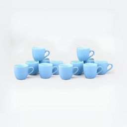 Storepedia Blue & White Handcrafted Solid Ceramic Glossy Cups Set of Cups and Mugs-53