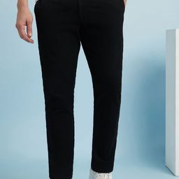 Dennis Lingo Men Relaxed Straight Leg Straight Fit Chinos Trousers-image-86