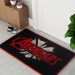 Athom Living Black & Red Avengers Printed Anti-Skid Doormats-image-47