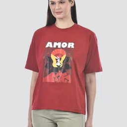 Numero Uno Printed Cotton Round Neck T-shirt-image-40