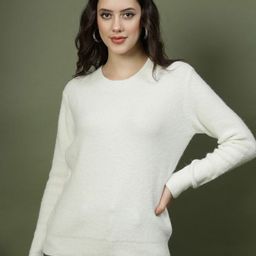 Mafadeny Women Round Neck Cardigan-image-19