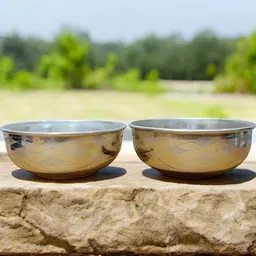 Sigaram 2-Pcs Round Pooja Bowl-image-76