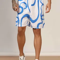 SZN Men Printed High-Rise Shorts-picture-46