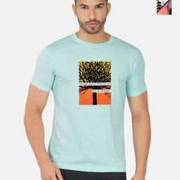 GLOBAL NOMAD Men 2 Printed Bio Finish Applique T-shirt-image-44