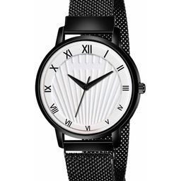 Gopal Shopcart Unisex Bracelet Style Straps Analogue Watch Csamon_16 black Silver Dial-image-37