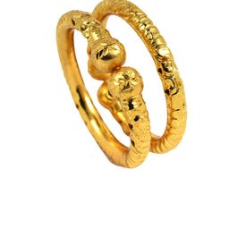 Sattik Set Of 2 Gold-Plated Kada Bangles-image-35