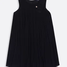 Allen Solly Junior Girls Round Neck Cotton A-Line Dress-picture-39