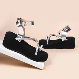 TRYME Ethnic Platform Sandals-31
