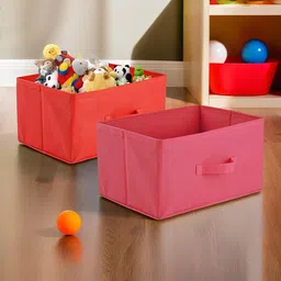 Kuber Industries Red & Pink 2 Pieces Drawer Organisers-19