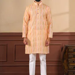 PulseIQ Men Multi Linen Kurta Sets-picture-57