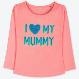 ariel Girls Typography Printed Round Neck Cotton T-shirt-picture-17