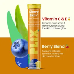 PLIX THE PLANT FIX Set of 6 Glowy Skin Glutathione Skin Tablets - 15 Tablets Each - Lemon image 2